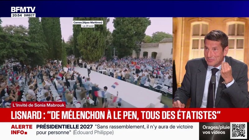 "Il faut décentraliser, débureaucratiser et déréguler", annonce David Lisnard, candidat à l'élection présidentielle