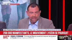 Mobilisation lycéenne: "Les syndicats, les parents d'élèves et les enseignants ont su apporter leur pierre à l'édifice et on doit s’en féliciter", estime Jean-Charles Orsucci, porte-parole de Gabriel Attal