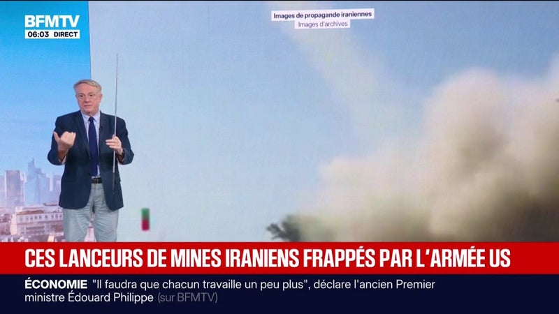 Qu'est-ce que les lanceurs de missiles iraniens capables d'envoyer des mines navales?