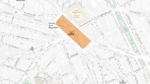 La zone sous couvre-feu place de la République, le 20 octobre 2026 