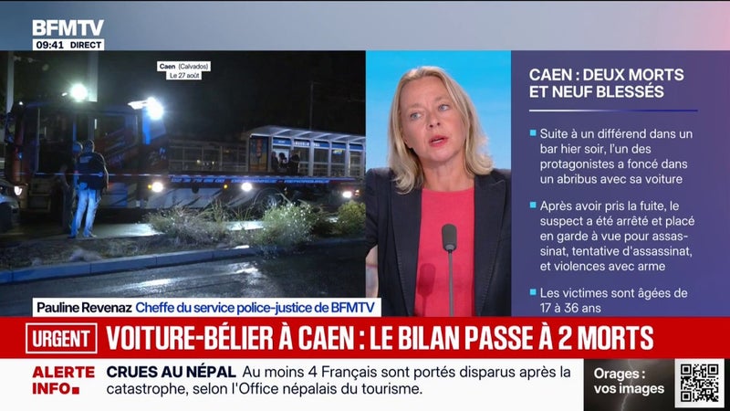 Voiture-bélier à Caen: le bilan passe à deux morts