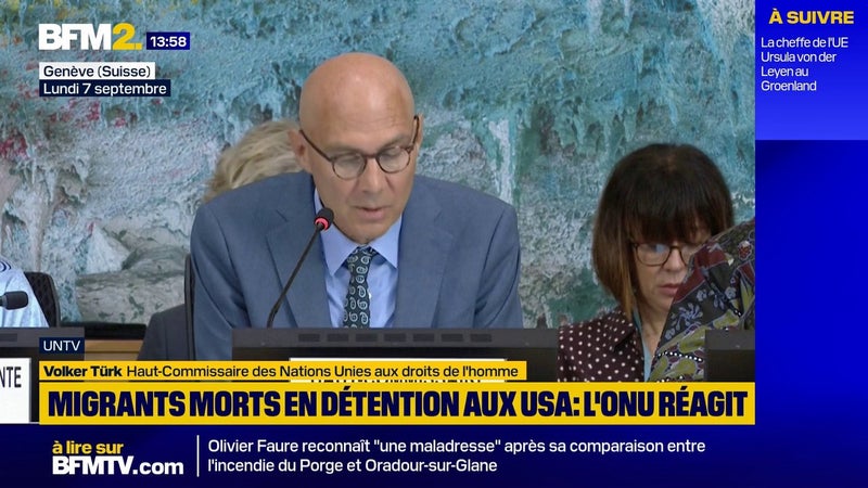 Migrants morts en détention aux États-Unis: "Il faudra rendre des comptes pour ces morts", exhorte Volker Türk