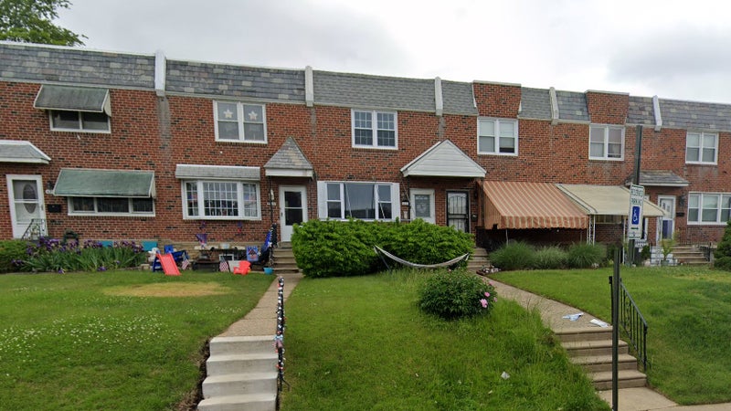 La maison où était enfermé le petit garçon à Philadelphie, en Pennsylvanie