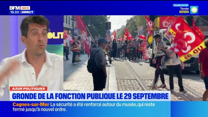 Dans les Alpes-Maritimes, les syndicats de la fonction publique appellent les salariés du privé à les rejoindre pour la mobilisation du 29 septembre
