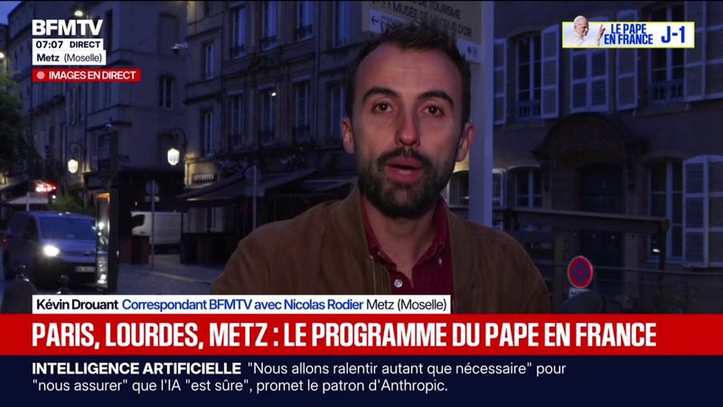 Pape en France: entre 50.000 et 100.000 personnes attendues ce lundi dans les rues de Metz