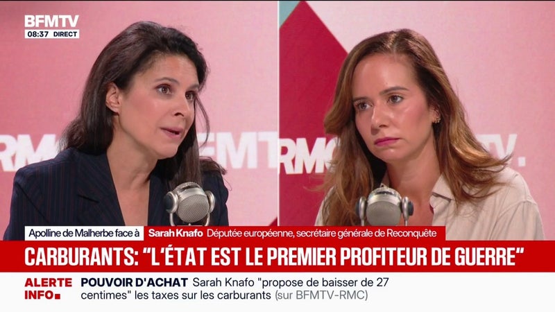Retraites: Sarah Knafo, députée européenne Reconquête, “veut passer au système par capitalisation”