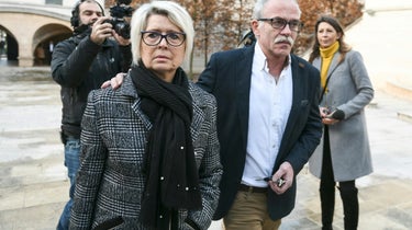 les parents d'Alexia Daval, Isabelle et Jean-Pierre Fouillot, le 7 décembre 2018, à Besançon