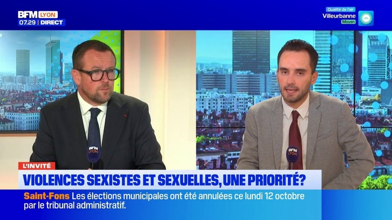 Cédric Van Styvendael, maire (PS) de Villeurbanne était l'invité de Bonjour Lyon
