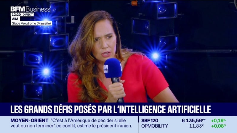 IA : opportunité ou menace ? "Ça dépendra de nous", estime Sarah Knafo.