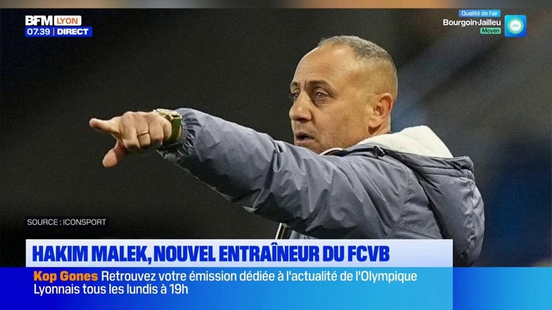 Hakim Malek, nouvel entraîneur du FCVB