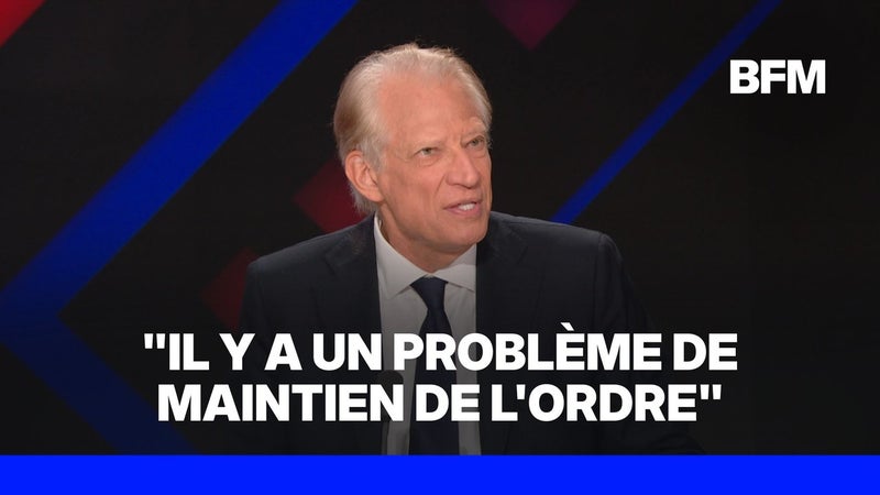Mobilisation lycéenne: Dominique de Villepin dénonce "un problème de maintien de l'ordre" en France