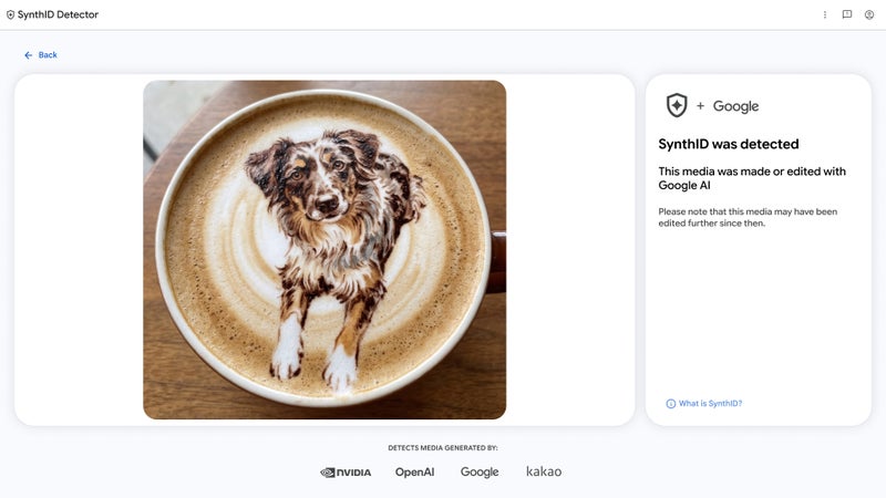 Images altérées, vidéos générées par l'intelligence artificielle de A à Z: pour permettre de savoir si une création est l'œuvre d'un humain ou d'une IA, Google ouvre son outil SynthID Detector à tous