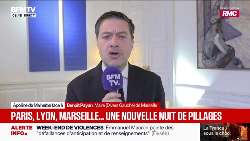 Violences du 17 octobre: "Nous sommes la honte de l'Europe ce matin", dénonce Benoît Payan, maire divers gauche de Marseille
