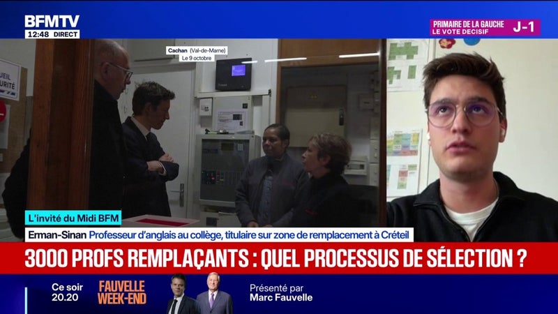 "Je suis à plus de trois heures de trajet par jour": Erman-Sinan, professeur d'anglais titulaire sur zone de remplacement, témoigne de sa situation