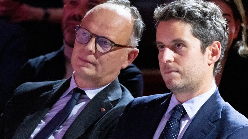 "On n'est pas des photocopies": Gabriel Attal assume ses "différences" avec Édouard Philippe et ses "idées d'il y a 20 ans"