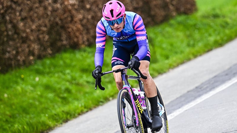 Le coureur francais Ronan Auge de l equipe Unibet Rose Rockets le 27 mars 2026 2358741