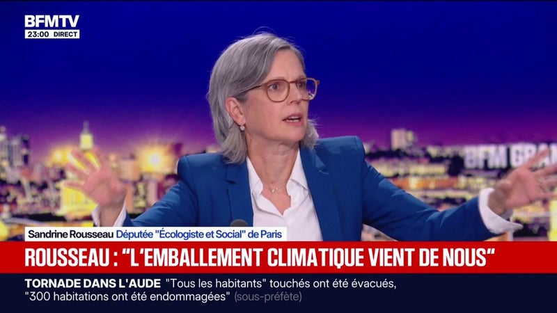 Écologie: "le geste le plus efficace, c'est la diminution de la viande", souligne Sandrine Rousseau