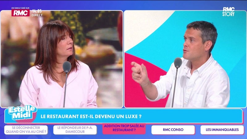 Baisse de la fréquentation des restaurants : "Pays basque espagnol, vous mangez avec 2 enfants pour 32 euros", raconte Baptiste des Monstiers