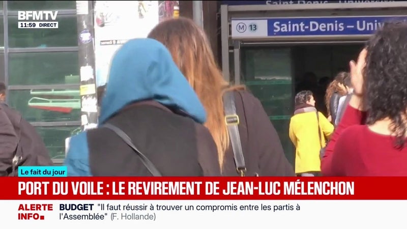 Port du voile: comment Jean-Luc Mélenchon a-t-il "changé d'avis"?