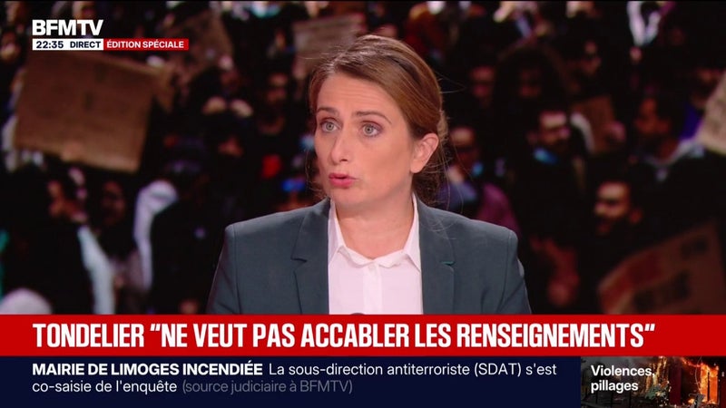 Violences du 17 octobre: "Rien n'explique ce qu'il s'est passé ce week-end", fustige Marine Tondelier, candidate Les Écologistes à l'élection présidentielle