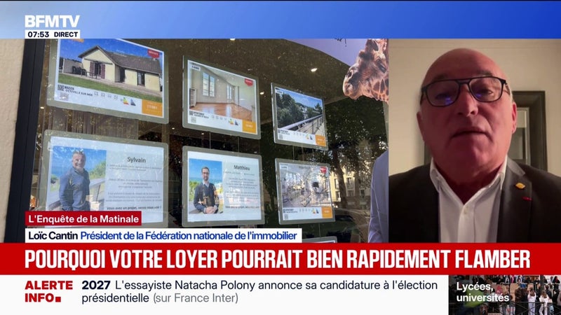 Encadrement des loyers: "Non, ils ne vont pas flamber", estime Loïc Cantin, président de la Fédération nationale de l'immobilier