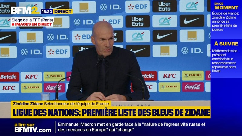Retour de Karim Benzema en équipe de France? Zinédine Zidane veut "voir des joueurs plus jeunes"