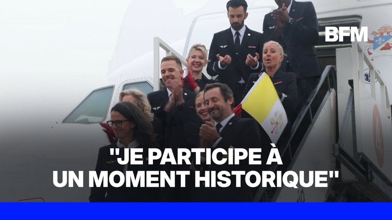 Visite du pape: BFM avec l'équipage qui va accompagner le pape lors de ses déplacements à Lourdes et à Metz