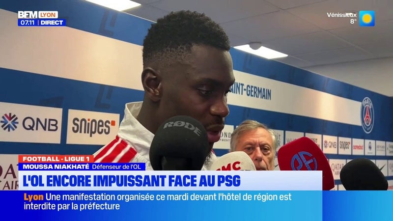 Ligue 1 : l'OL encore impuissant face au PSG