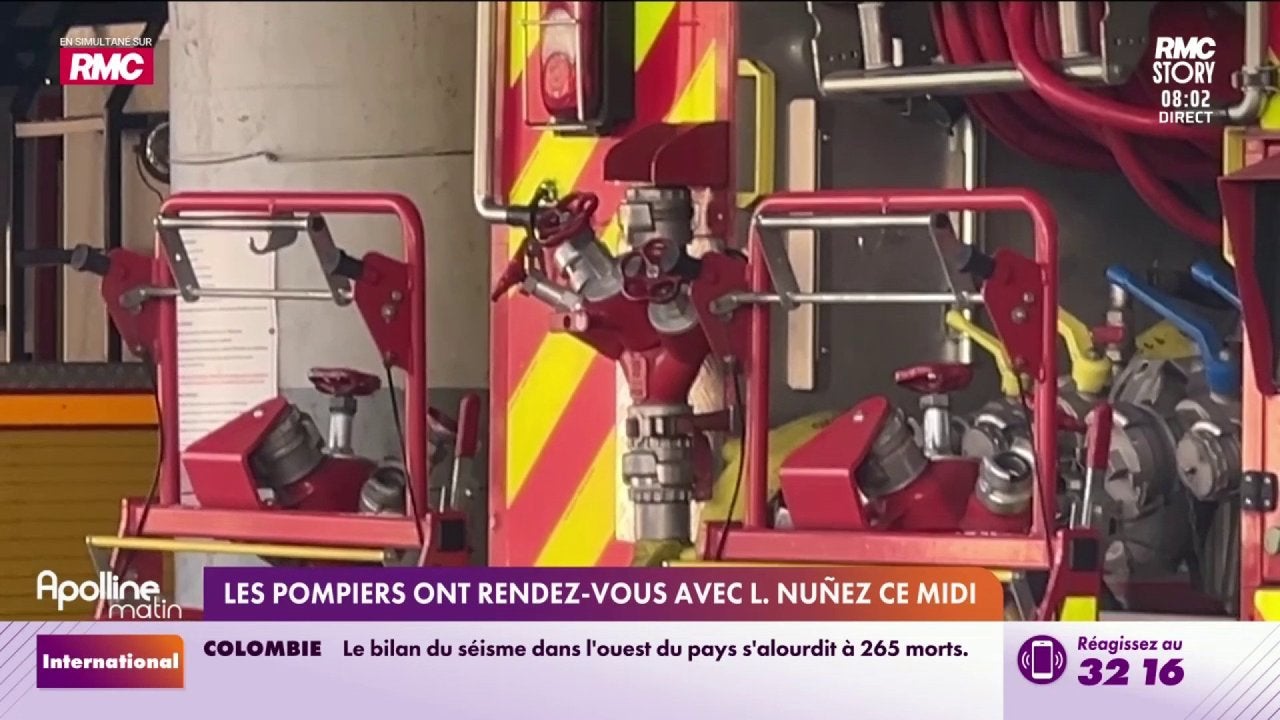 Les pompiers ont rendez-vous avec Laurent Nunez ce midi