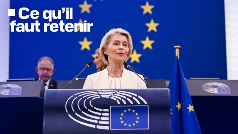 Sécurité européenne, Canada, réseaux sociaux... Ce qu'il faut retenir du discours sur l'état de l'Union d'Ursula von der Leyen