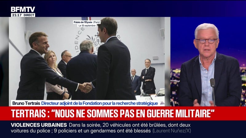 Bruno Tertrais : "Nous ne sommes pas en guerre militaire" - 20/09