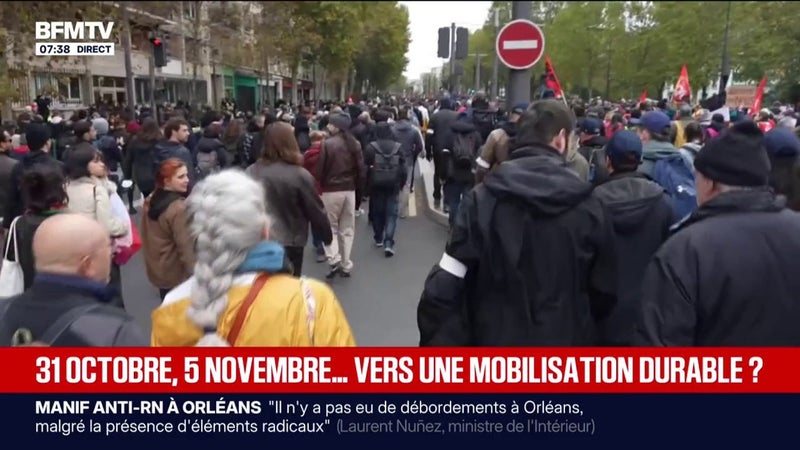 Après les manifestations du 24 octobre, de nouvelles journées de mobilisation annoncées