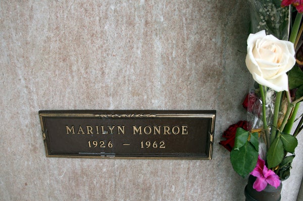 La tombe de Marilyn Monroe 