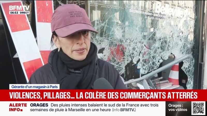 "J'ai tout perdu": à deux mois de Noël, les commerçants sidérés et en colère après les pillages en marge des manifestations du 17 octobre