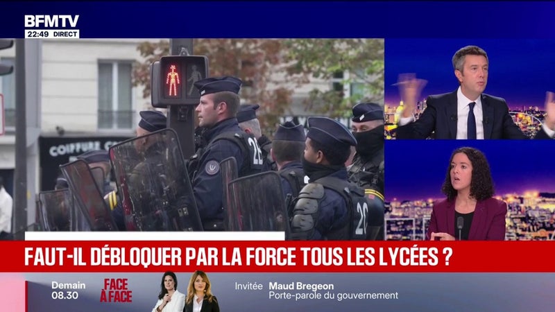 Annonces faites aux lycéens par le gouvernement: "Ils voient qu'ils sont en train de se faire arnaquer", estime Manon Aubry, députée européenne La France Insoumise