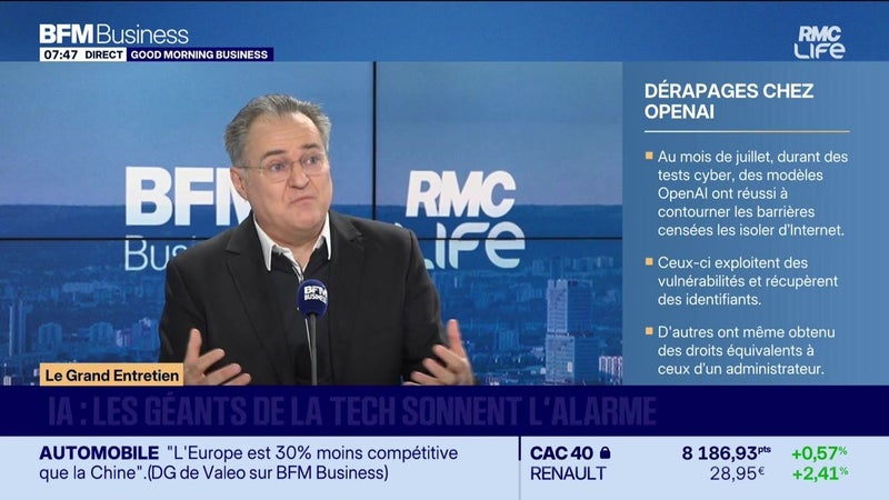 Sylvain Duranton (BCG X) : IA, les géants de la tech sonnent l'alarme - 18/09