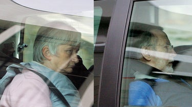 Monique Olivier et Michel Fourniret, en 2008 à Charleville-Mézières (Ardennes).