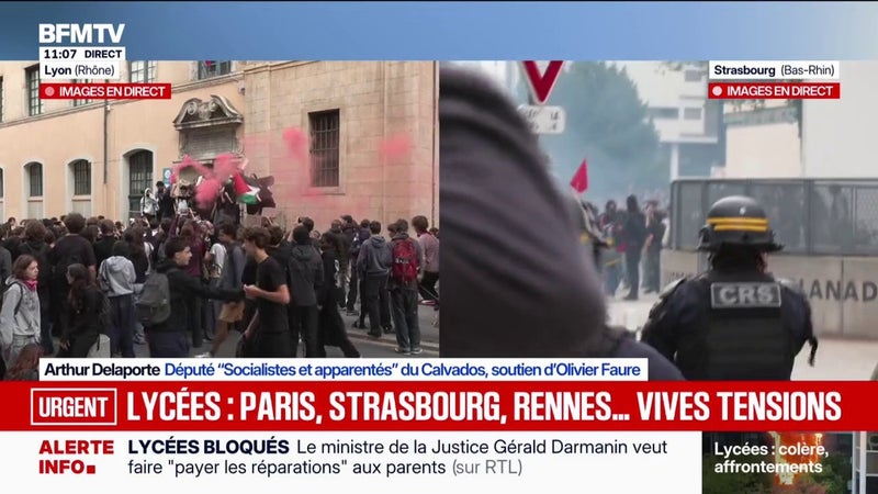Colère lycéenne: "La stratégie du gouvernement n'a pas fonctionné, ce mouvement s'est amplifié", affirme Arthur Delaporte, député PS du Calvados