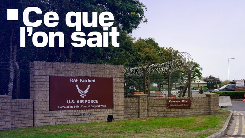 Préparation d'un acte terroriste, cinq hommes arrêtés... Ce que l'on sait sur l'"incident majeur" près d'une base militaire utilisée par l'armée américaine au Royaume-Uni