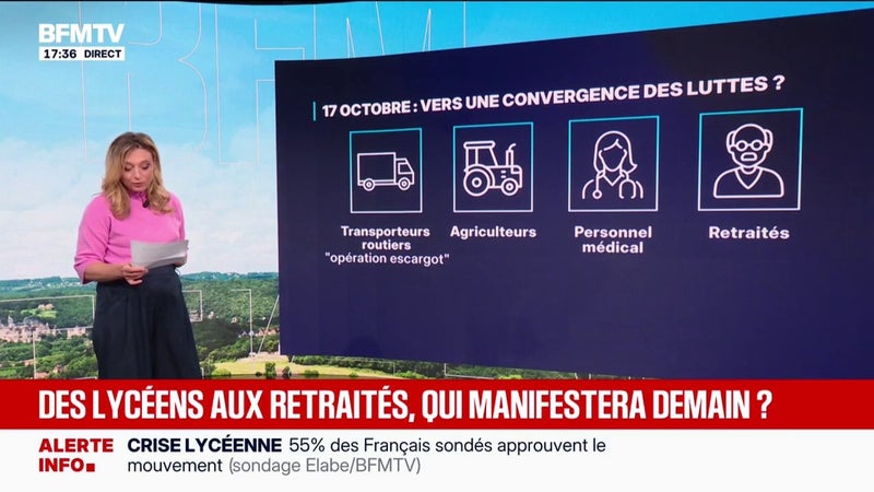 Mobilisation du 17 octobre: ce que l'on sait des personnes qui vont participer aux manifestations