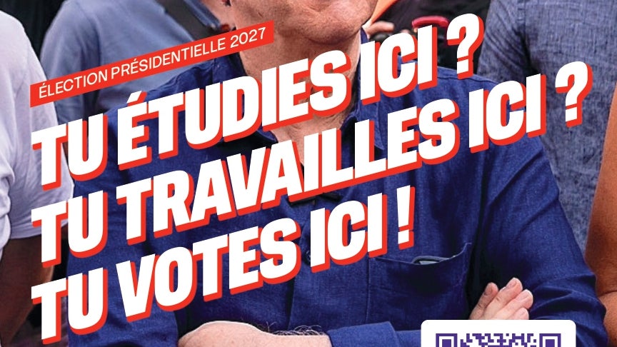 Le nouveau tract des Insoumis pour pousser les jeunes à s'inscrire sur les listes électorales Le nouveau tract des Insoumis pour pousser les jeunes à s'inscrire sur les listes électorales