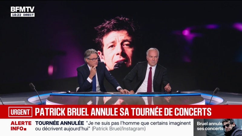 Le chanteur Patrick Bruel, accusé de violences sexuelles, annule sa tournée