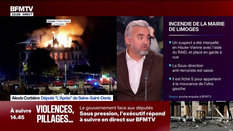 "Il y a un budget qui arrive qui va augmenter la colère", affirme Alexis Corbière, député "L'Après" de Seine-Saint-Denis