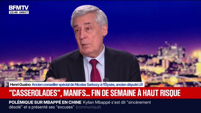 Colère sociale: "La première des choses, c'est d'arrêter l'engrenage de la violence", assure Henri Guaino, ancien conseiller de Nicolas Sarkozy