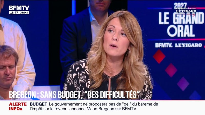 Adoption du budget par 49.3: "Peut-être", avance Maud Bregeon, Porte-parole du gouvernement