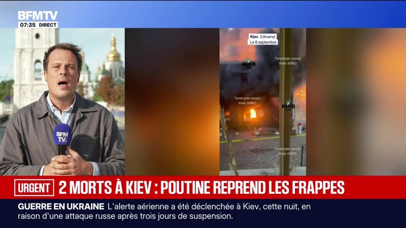 2 morts à Kiev: Poutine reprend les frappes