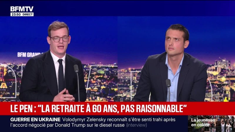 Le Pen : "la retraite à 60 ans, pas raisonnable" - 14/10