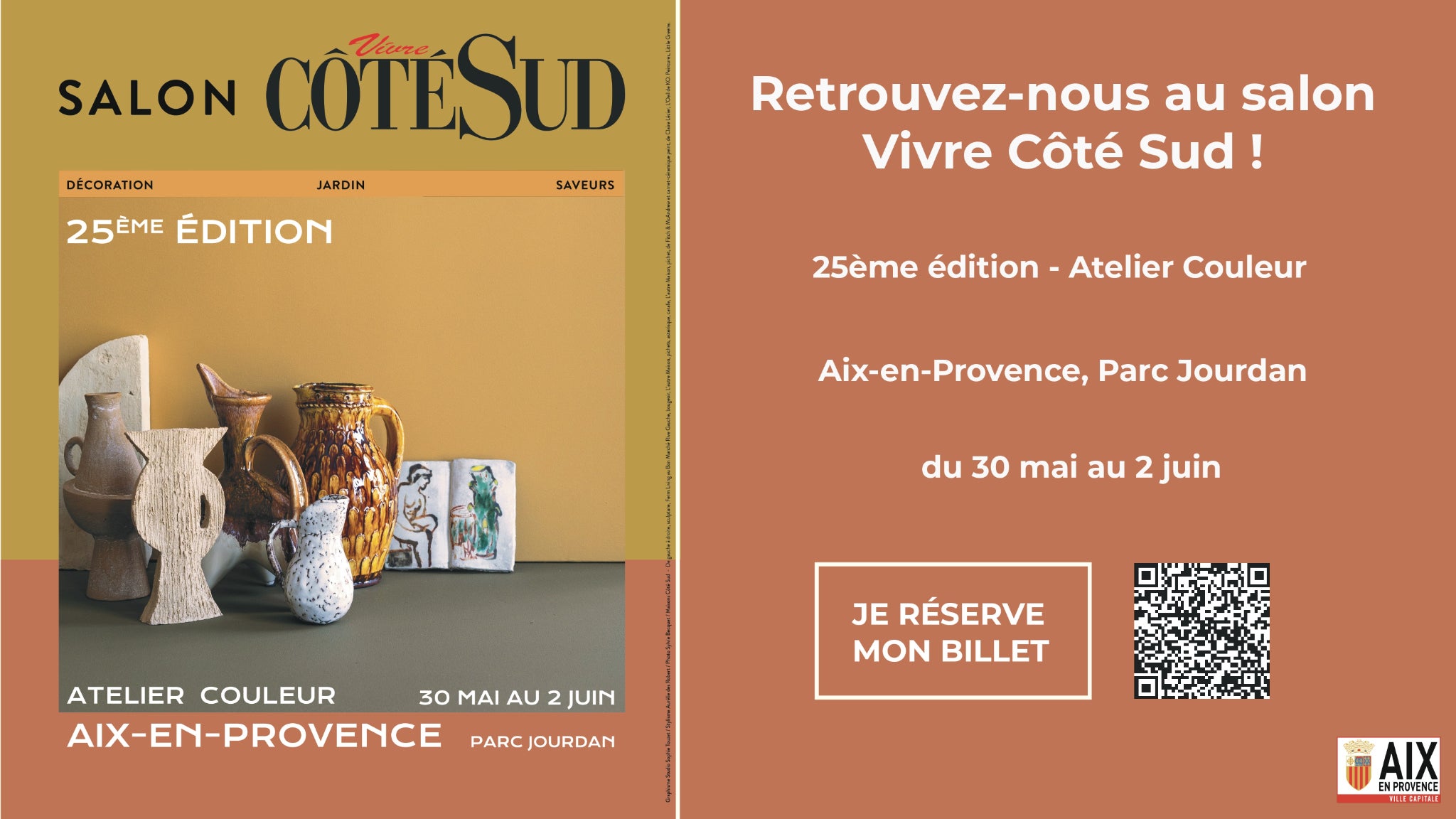 A gagner : Vos pass de 3 jours pour participer au Salon Vivre Côté Sud !