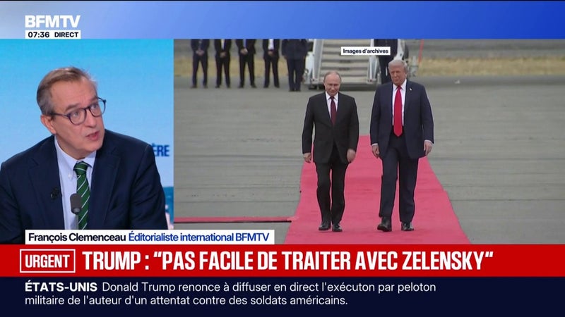 Guerre en Ukraine: Donald Trump juge "plus difficile de travailler avec Volodymyr Zelensky qu'avec Vladimir Poutine"