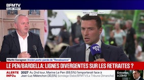 "Je ne pourrai jamais voter pour un candidat qui ne fera pas de la question des retraites un enjeu majeur de cette élection" présidentielle, explique Martin Garagnon, ancien porte-parole de Renaissance